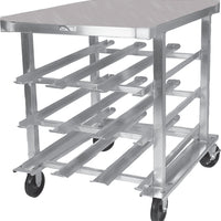 Winholt - Mobile #10 and #5 Can Rack Full Size Aluminum Can Rack - CR-162M (Non-Cancelable Item, ETA 2-4 Weeks, SPECIAL ORDER)