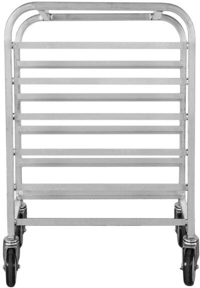 Winholt - Six 10" Trays End Load Aluminum Platter Cart - AL-106 (Non-Cancelable Item, ETA 2-4 Weeks, SPECIAL ORDER)