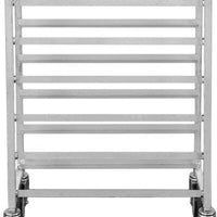 Winholt - Six 10" Trays End Load Aluminum Platter Cart - AL-106 (Non-Cancelable Item, ETA 2-4 Weeks, SPECIAL ORDER)
