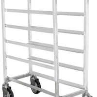 Winholt - Six 12" Trays End Load Aluminum Platter Cart - AL-126 (Non-Cancelable Item, ETA 2-4 Weeks, SPECIAL ORDER)