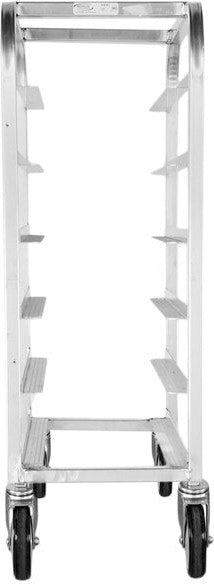 Winholt - Six 12" Trays End Load Aluminum Platter Cart - AL-126 (Non-Cancelable Item, ETA 2-4 Weeks, SPECIAL ORDER)