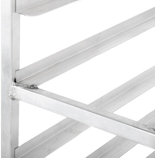 Winholt - Six 12" Trays End Load Aluminum Platter Cart - AL-126 (Non-Cancelable Item, ETA 2-4 Weeks, SPECIAL ORDER)