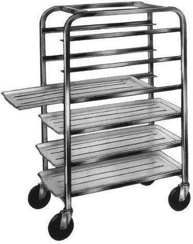 Winholt - Six 18" Trays End Load Aluminum Platter Cart - AL-186 (Non-Cancelable Item, ETA 2-4 Weeks, SPECIAL ORDER)