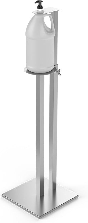 Winholt - Stainless Steel Sanitizer Dispensing Stand - SS1212DT (Non-Cancelable Item, ETA 2-4 Weeks, SPECIAL ORDER)