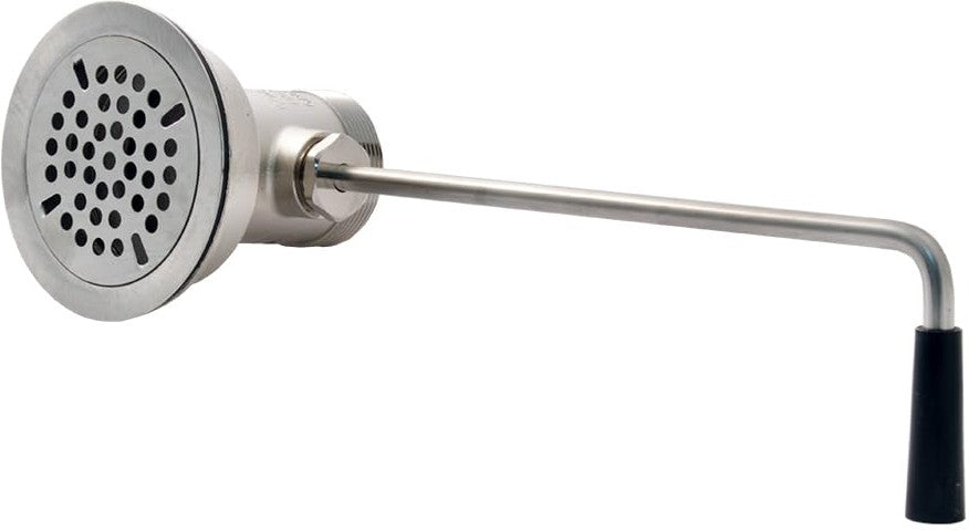 Winholt - Standard Rotary Lever Waste Valve with Flat Strainer - WS-RLWV-ST (Non-Cancelable Item, ETA 2-4 Weeks, SPECIAL ORDER)
