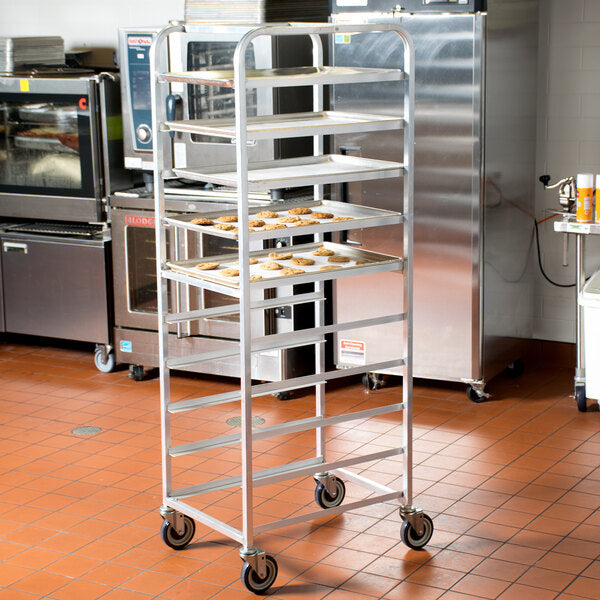 Winholt - Ten 18" Trays End Load Aluminum Platter Cart - AL-1810 (Non-Cancelable Item, ETA 2-4 Weeks, SPECIAL ORDER)