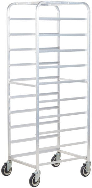 Winholt - Ten 18" Trays End Load Aluminum Platter Cart - AL-1810 (Non-Cancelable Item, ETA 2-4 Weeks, SPECIAL ORDER)