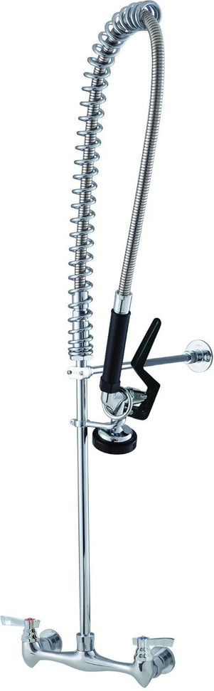 Winholt - Wall Mount Pre-Rinse Dock with Chrome Hose Cover - WS-SPR-ST-WH (Non-Cancelable Item, ETA 2-4 Weeks, SPECIAL ORDER)