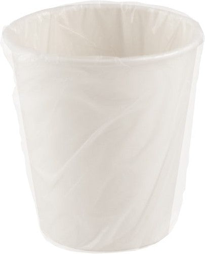 Winsham Fabrik - 8 Oz Individually Wrapped Paper White Hot or Cold Cup, 500/Cs - MRC23355