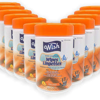 Wish - Lemon Hand Sanitizer Towel, 80/PC - 60412