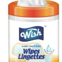 Wish - Lemon Hand Sanitizer Towel, 80/PC - 60412