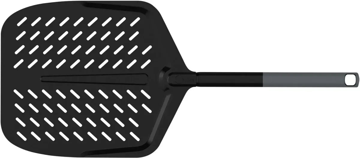 Witt - 12” Perforated Pizza Peel Black with Soft Grip Handle - WI48651034