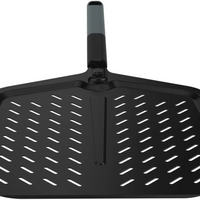 Witt - 12” Perforated Pizza Peel Black with Soft Grip Handle - WI48651034