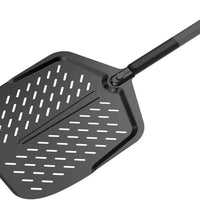 Witt - 12” Perforated Pizza Peel Black with Soft Grip Handle - WI48651034