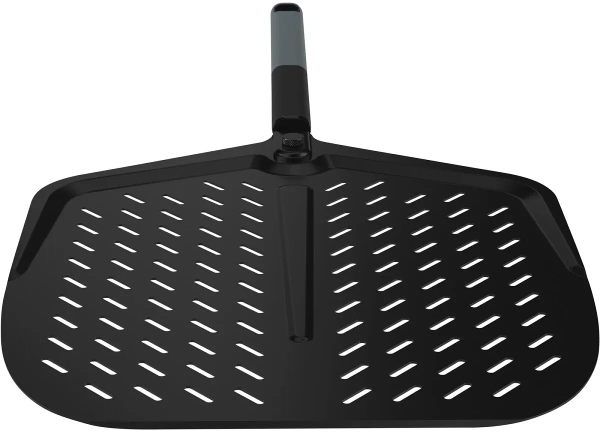 Witt - 14” Perforated Pizza Peel Black with Soft Grip Handle - WI48651035