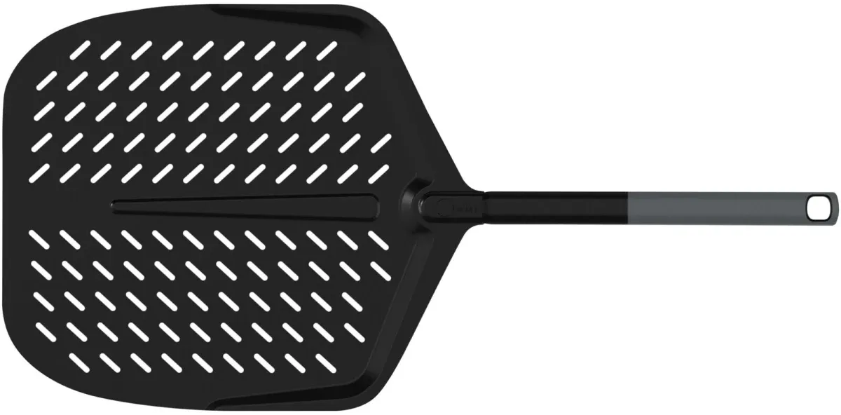 Witt - 14” Perforated Pizza Peel Black with Soft Grip Handle - WI48651035