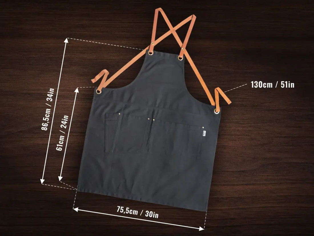 Witt - Black Pizza Apron - WI48651019