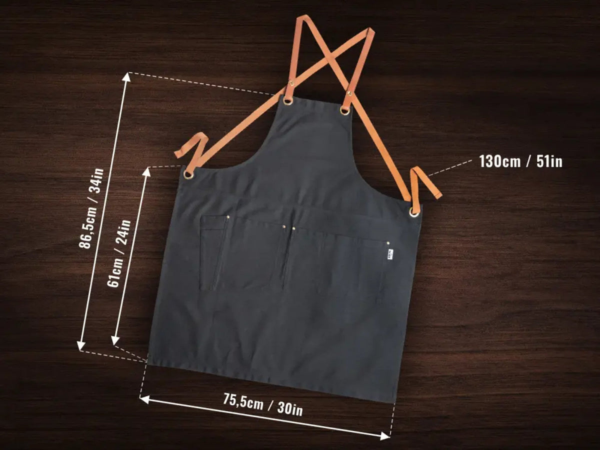 Witt - Black Pizza Apron - WI48651019
