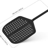 Witt - Carbon Short Handle 14” Perforated Pizza Peel - WI48651037