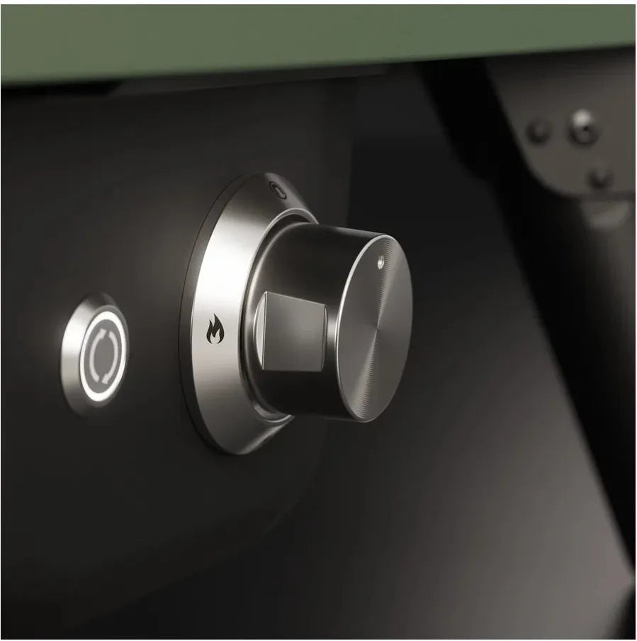 Witt - Piccolo Rotante 16" Matte Green Pizza Oven - WI100000332