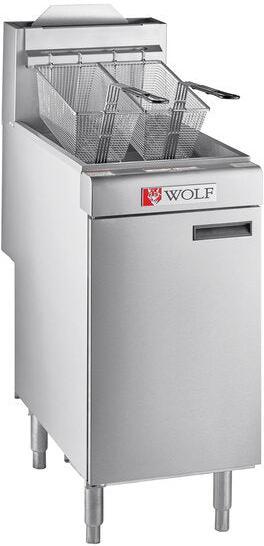 Wolf - 35-40 lbs Capacity 90,000 BTU Liquid Propane Floor Fryer - WF300-2