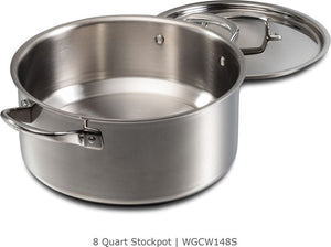 Wolf Gourmet - 10 Piece Cookware Set - WGCW100SN