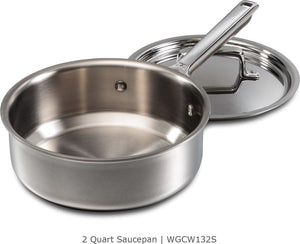 Wolf Gourmet - 10 Piece Cookware Set - WGCW100SN