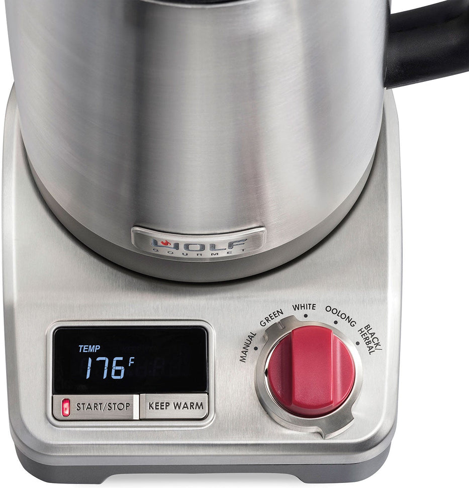 Wolf Gourmet - 1.5 L True Temperature Electric Kettle - WGKT100S-C