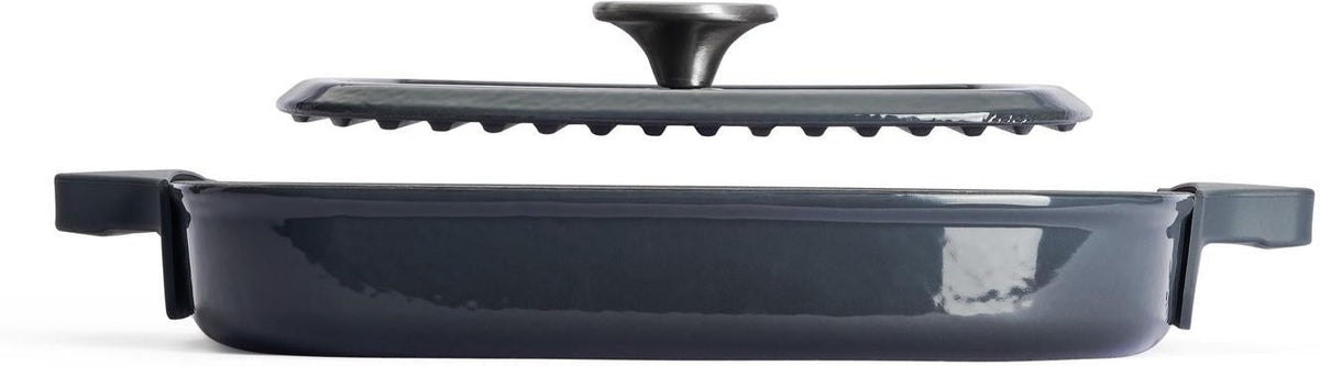 Woll - 11" x 11" Black Iron Non-Stick Grill With Press (28 x 28 CM) - 628-2CI-030