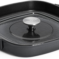Woll - 11" x 11" Black Iron Non-Stick Grill With Press (28 x 28 CM) - 628-2CI-030
