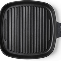 Woll - 11" x 11" Black Iron Non-Stick Grill With Press (28 x 28 CM) - 628-2CI-030
