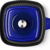 Woll - 11" x 11" Blue Iron Non-Stick Grill With Press (28 x 28 CM) - 628-2CI-020