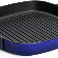 Woll - 11" x 11" Blue Iron Non-Stick Grill With Press (28 x 28 CM) - 628-2CI-020