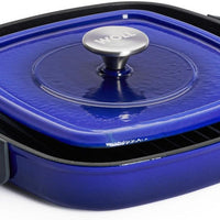 Woll - 11" x 11" Blue Iron Non-Stick Grill With Press (28 x 28 CM) - 628-2CI-020