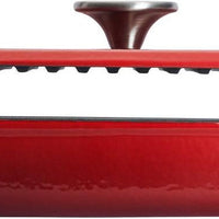 Woll - 11" x 11" Red Iron Non-Stick Grill With Press (28 x 28 CM) - 628-2CI-010