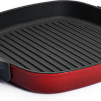Woll - 11" x 11" Red Iron Non-Stick Grill With Press (28 x 28 CM) - 628-2CI-010