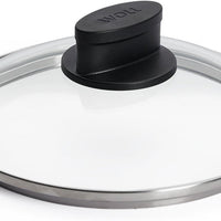 Woll - 7.1" ELI Safety Glass Pan Lid with knob Handle (18 CM) - S18ELM