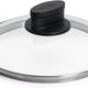 Woll - 7.1" ELI Safety Glass Pan Lid with knob Handle (18 CM) - S18ELM