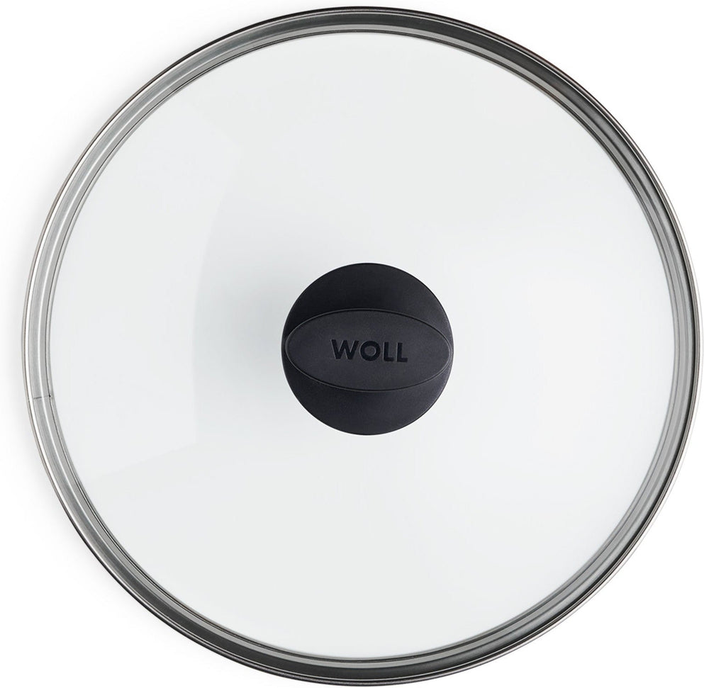 Woll - 9.4" ELI Safety Glass Stock Pot Lid with knob Handle (24 CM) - S24ELM