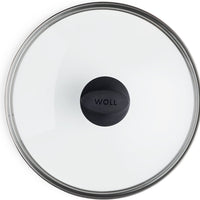 Woll - 9.4" ELI Safety Glass Stock Pot Lid with knob Handle (24 CM) - S24ELM
