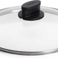 Woll - 9.4" ELI Safety Glass Stock Pot Lid with knob Handle (24 CM) - S24ELM