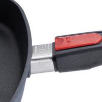 Woll - Diamond Lite 11" Non-Stick Grill Pan With Black Detachable Handle and Lid - 628-1DPIL