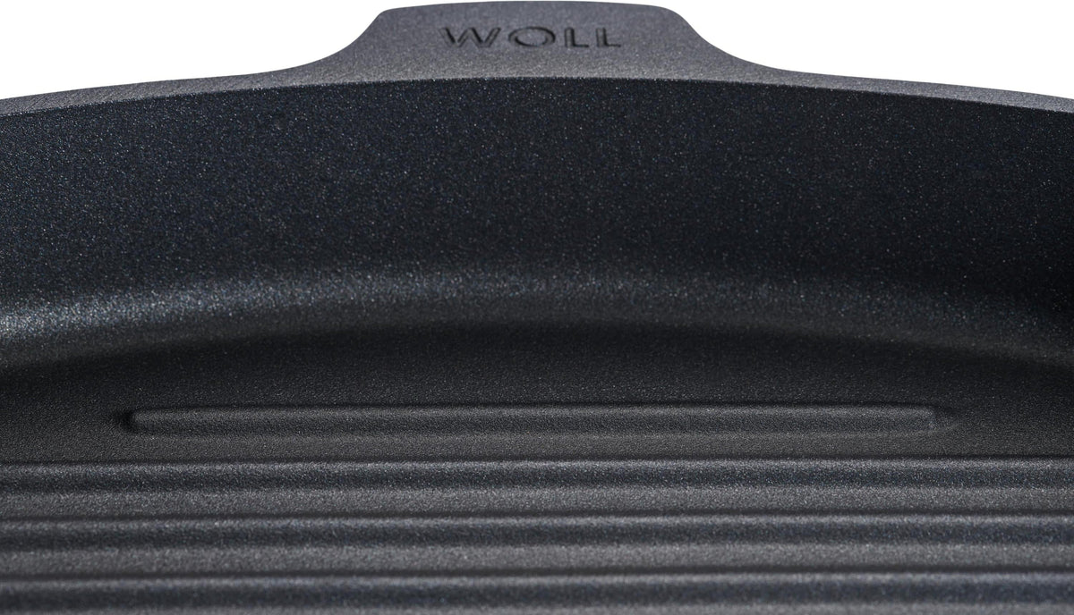 Woll - Diamond Lite 11" Non-Stick Grill Pan With Black Detachable Handle and Lid - 628-1DPIL