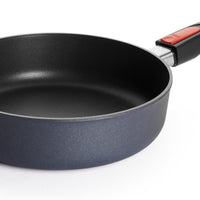 Woll - Diamond Lite 11" Non-Stick Saute Pan With Black Detachable Handle and Lid (28 CM) - 1728DPIL