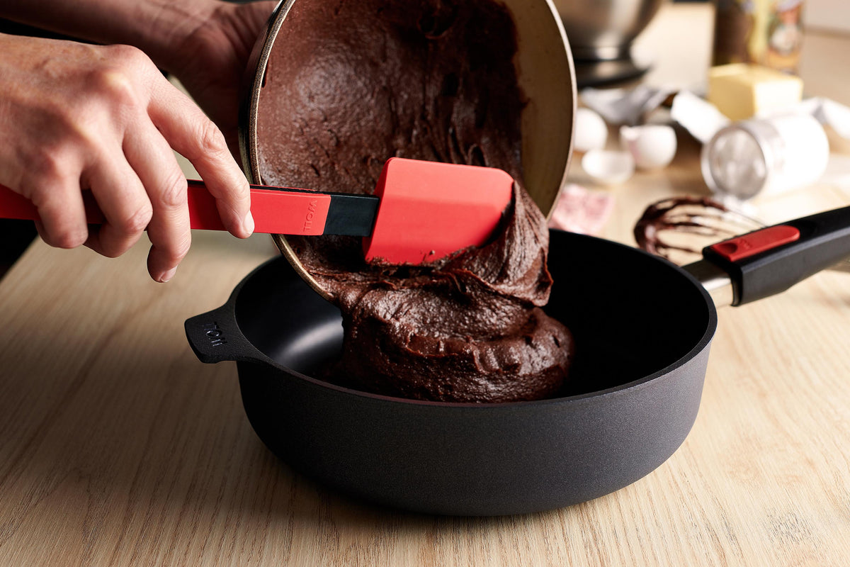 Woll - Diamond Lite 11" Non-Stick Saute Pan With Black Detachable Handle and Lid (28 CM) - 1728DPIL
