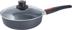 Woll - Diamond Lite 11" Non-Stick Saute Pan With Black Detachable Handle and Lid (28 CM) - 1728DPIL