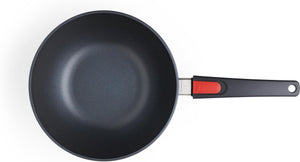 Woll - Diamond Lite 12.6" Black Detachable Handle Non-Stick Wok & Stir Fry Pan with Lid (32 CM) - 1032DPIL