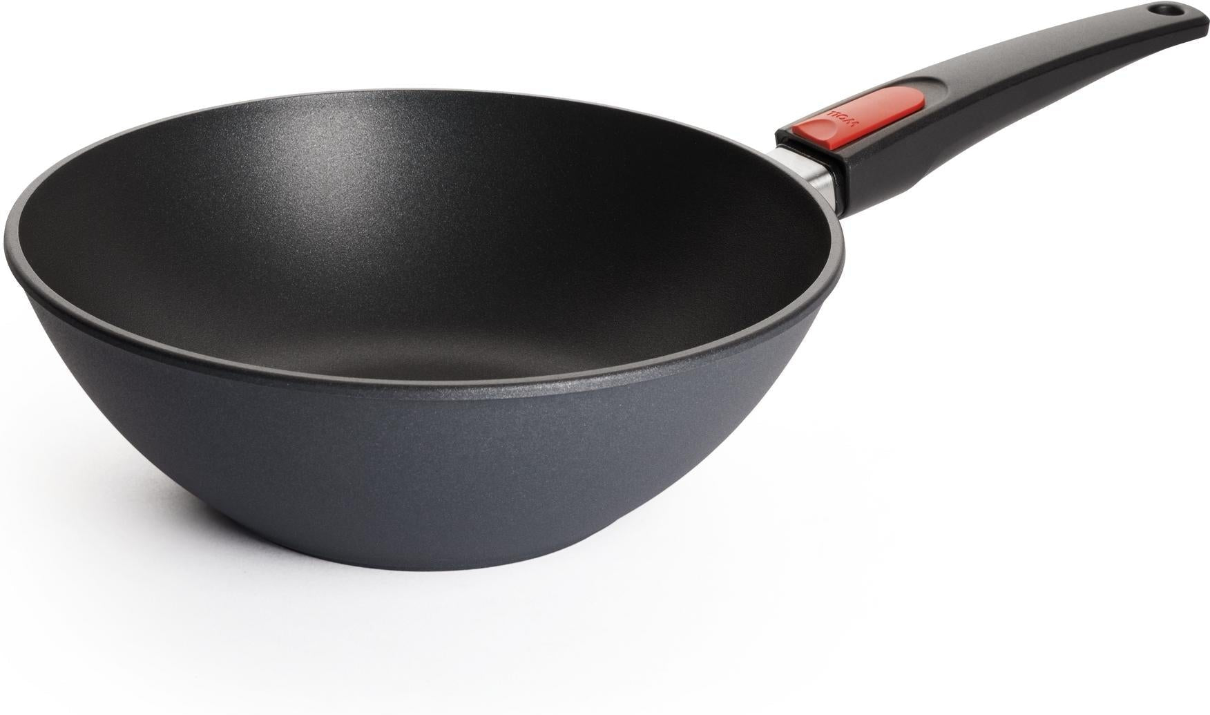 Woll - Diamond Lite 12.6" Black Detachable Handle Non-Stick Wok & Stir Fry Pan with Lid (32 CM) - 1032DPIL