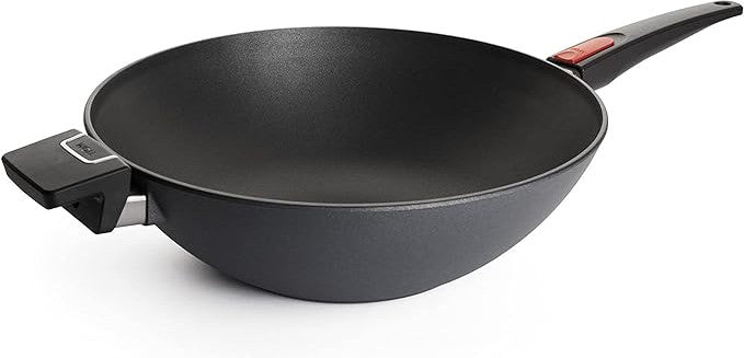 Woll - Diamond Lite 13.4" Non-Stick Black Wok & Stir Fry Pan with Detachable Handle and Lid (34 CM) - 11034DPIL