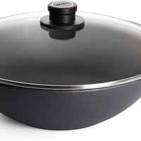Woll - Diamond Lite 13.4" Non-Stick Black Wok & Stir Fry Pan with Detachable Handle and Lid (34 CM) - 11034DPIL